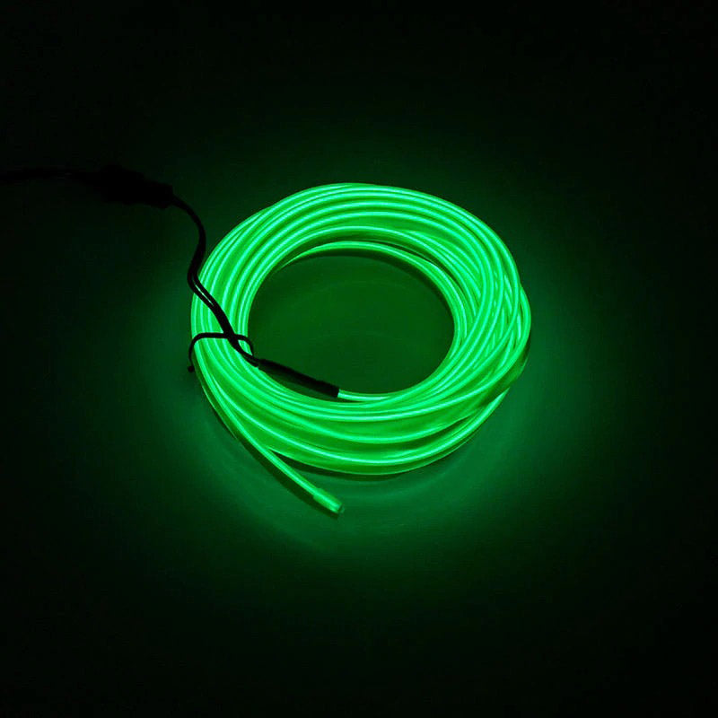 Elegant neon lyssett til bil. Perfekt for å fremheve dashbord eller dørpaneler med ambient LED.