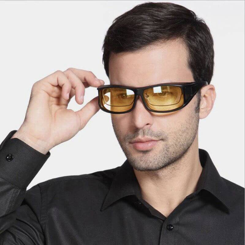 Reduser gjenskinn med disse blendevern nattsynsbrillene for unisex, for tryggere og klarere bilkjøring om natten.