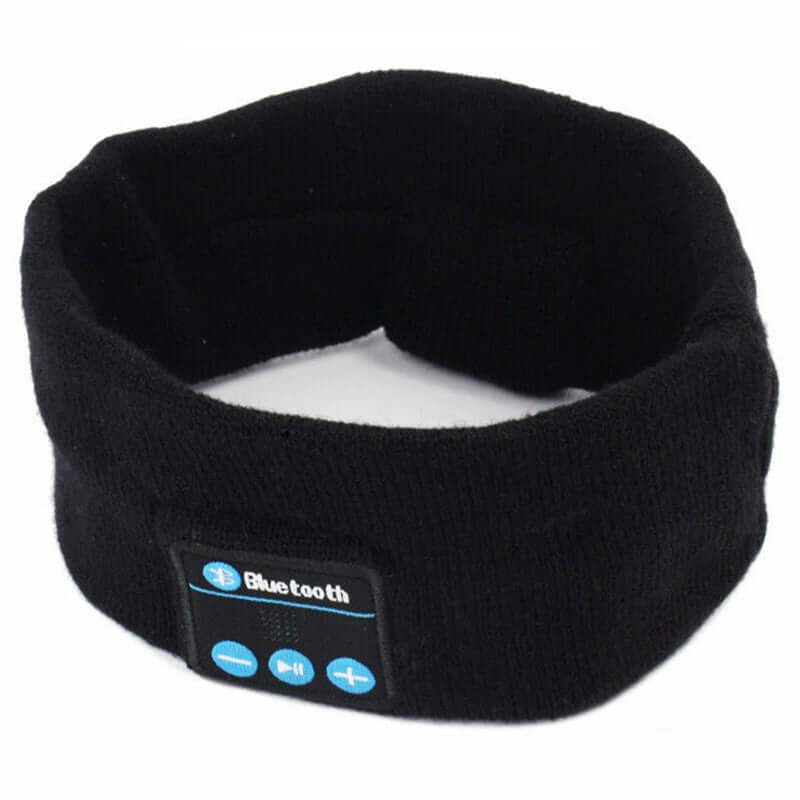 Allsidig unisex Bluetooth hodebånd med integrerte hodetelefoner, perfekt for søvn og sport.