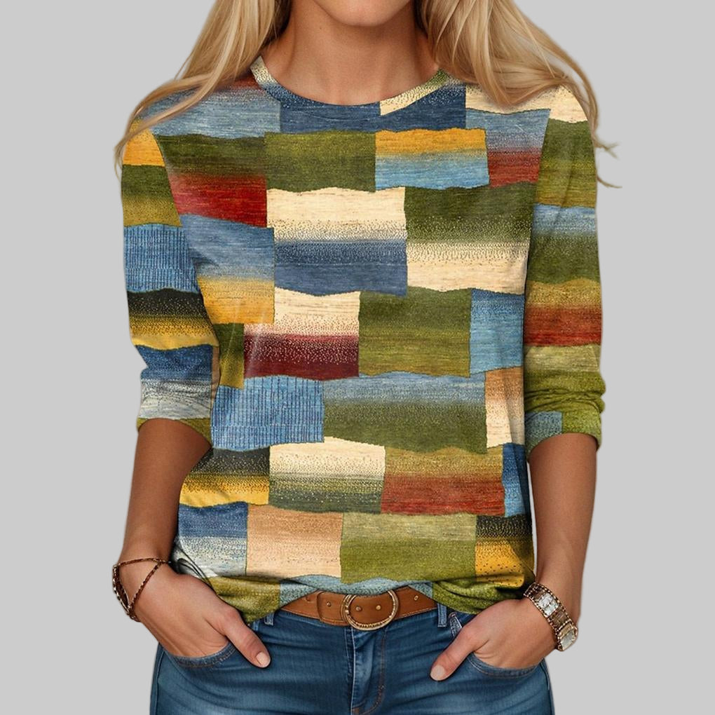 Unisex flerfarget t-skjorte med rund hals i polyester. Komfortabel, løs passform med korte ermer, perfekt for sommer.