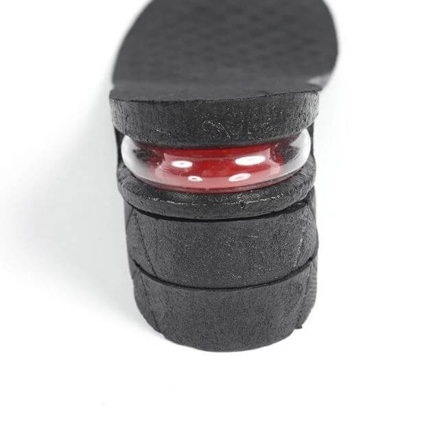 Komfortable høydeøkende gel-såler for alle skotyper, unisex design og støtdempende