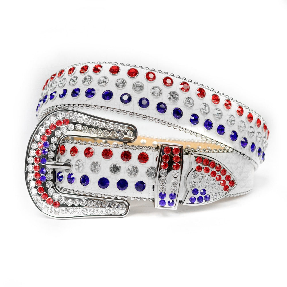 Motebevisst unisex diamantbelte, et must-have tilbehør for sesongen.