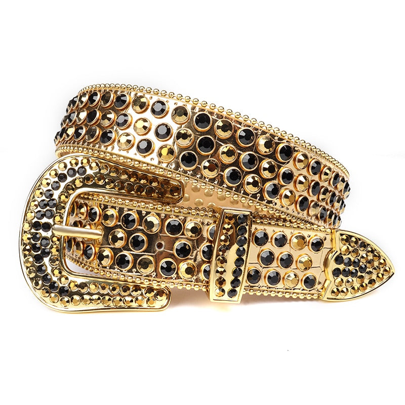 Elegant unisex diamantbelte, egnet for formelle og uformelle anledninger.