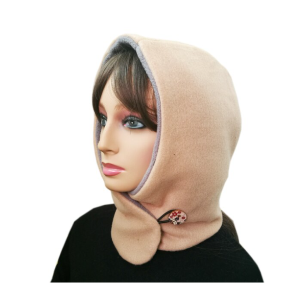 Komfortabelt unisex hetteskjerf. Varm balaclava, myk nakkevarmer og stilig lue for vinteren.
