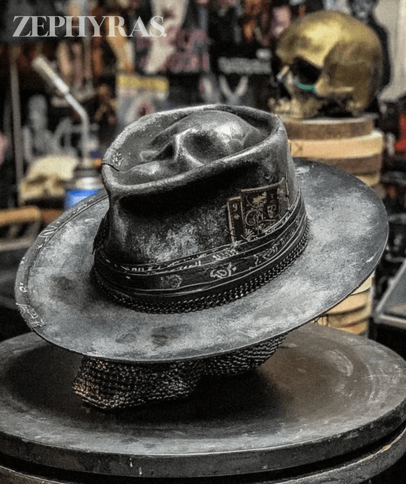 Trendy unisex hodeskallehatt. Stilig hodeplagg for motebevisste, passer til alle anledninger.