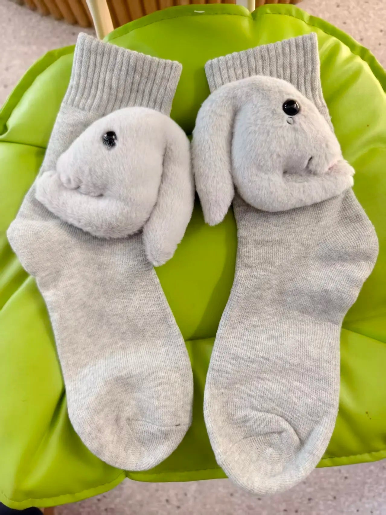 Perfekt gave: Unisex dyresokker med 3D-aksenter. Varme, komfortable og sklisikre.