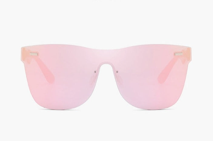 Allsidige unisex solbriller. Rammeløse, fargede linser med full UV400 beskyttelse. Ideelle for sommer og mote.