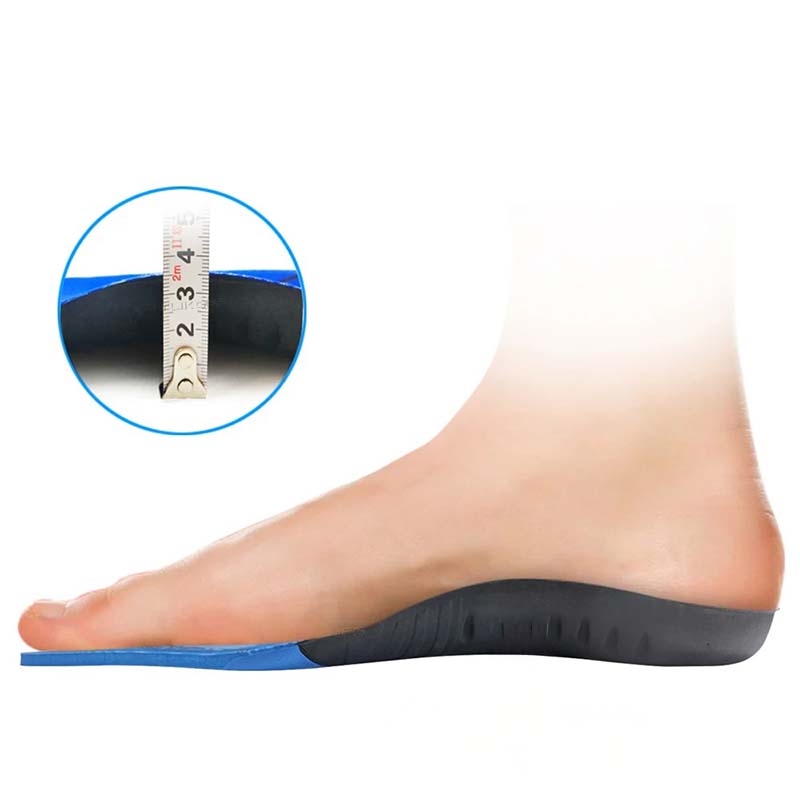 Unisex innleggssåler med ergonomisk fotbuestøtte, EVA og fløyel for hverdagskomfort og støtdemping.