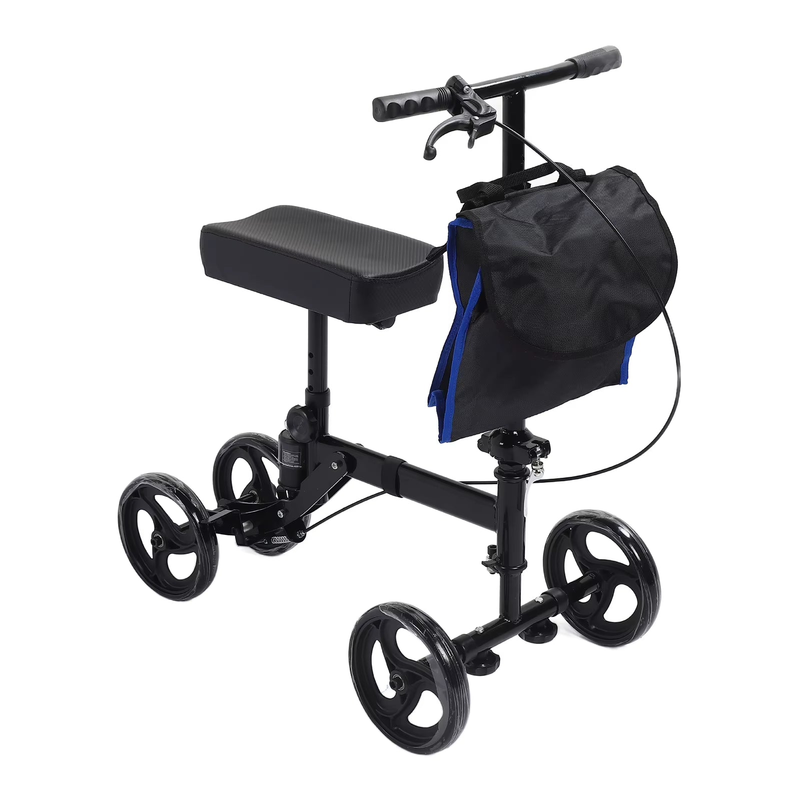 Unisex knescooter i bruk, gir effektiv rehabilitering og komfortabel støtte for skadegjenoppretting etter skade.