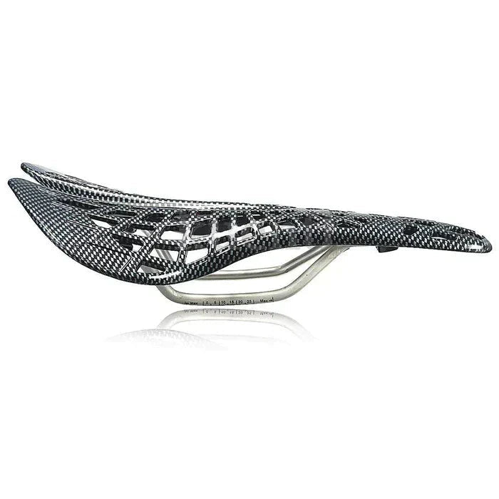 Høykvalitets sykkelsadel, unisex design. Med fjæring for komfortabel sykling på alle underlag.