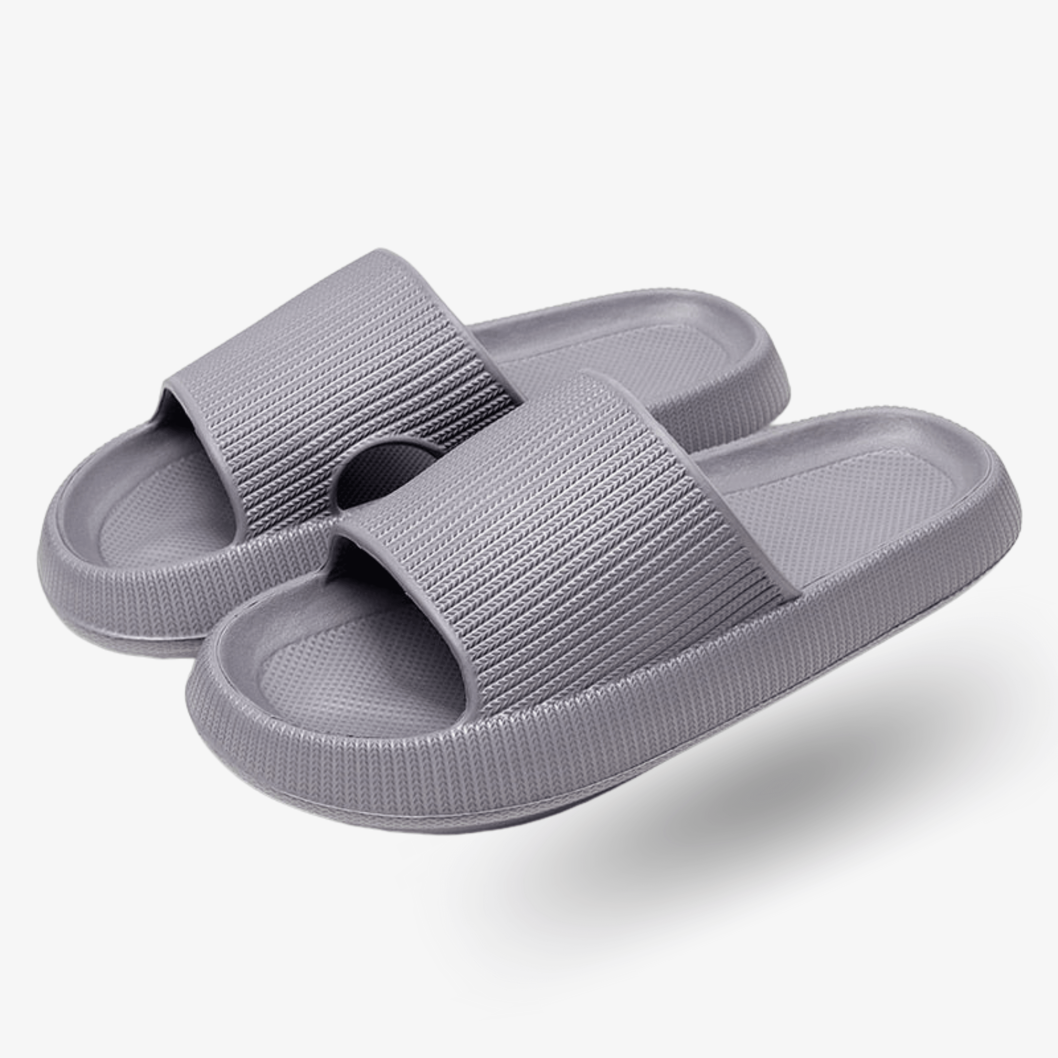 Myke unisex tøfler for uovertruffen komfort, perfekte som innesko og sommertøfler.