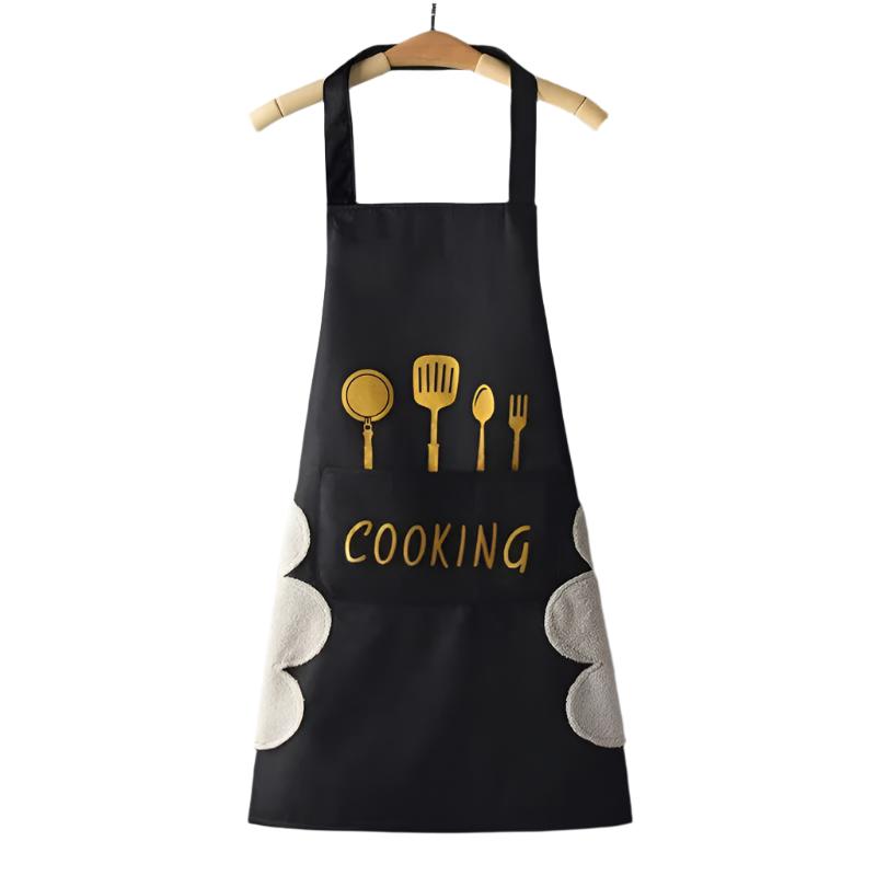 Unisex oljebestandig forkle for matlaging, baking og grilling. Beskytter klær effektivt i kjøkkenet.