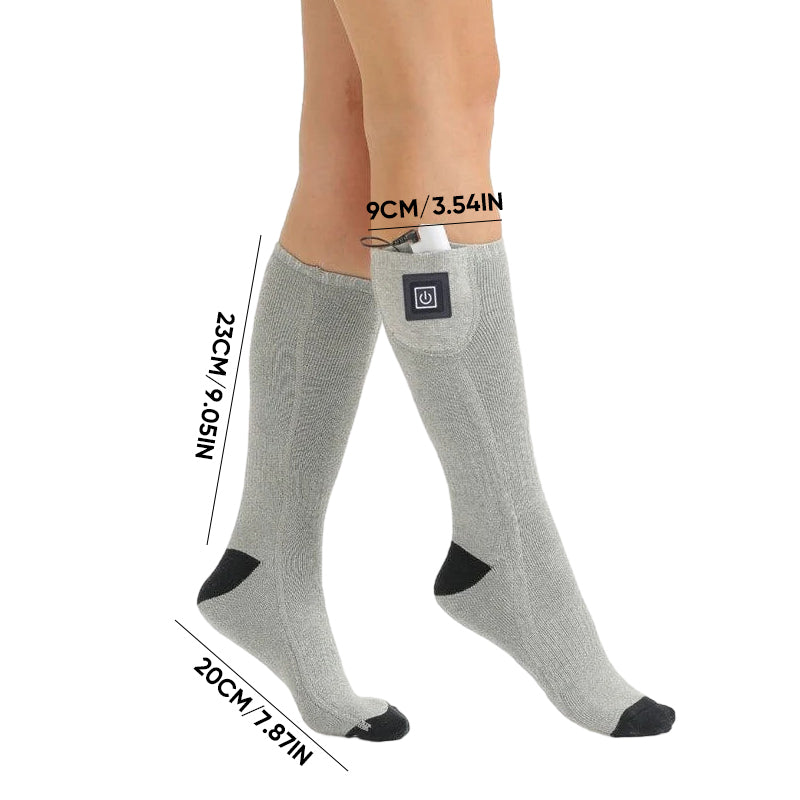 Sett med unisex varmesokker og lader, klar for alle vinterutfordringer.