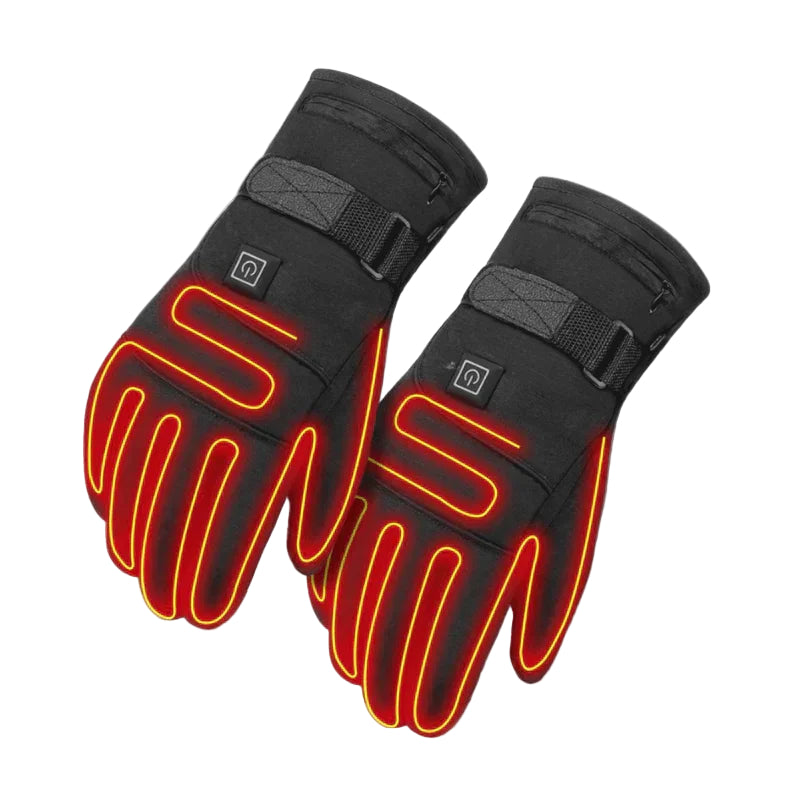 Unisex oppvarmede vinterhansker for optimal varme. Perfekt for ski, snowboard, sykling og utendørsaktiviteter i kulden.