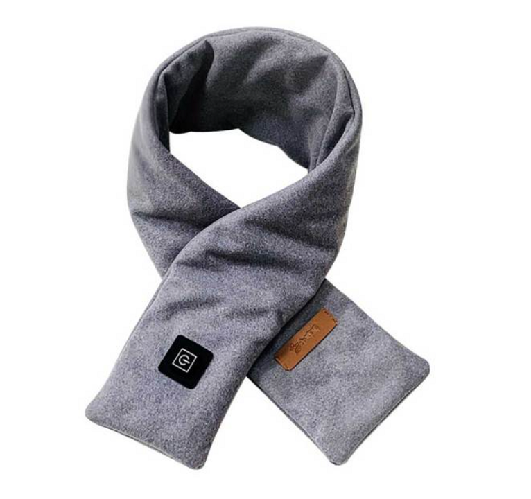 Unisex oppvarmet vinterskjerf for maksimal varmekomfort utendørs. Perfekt for kalde dager.