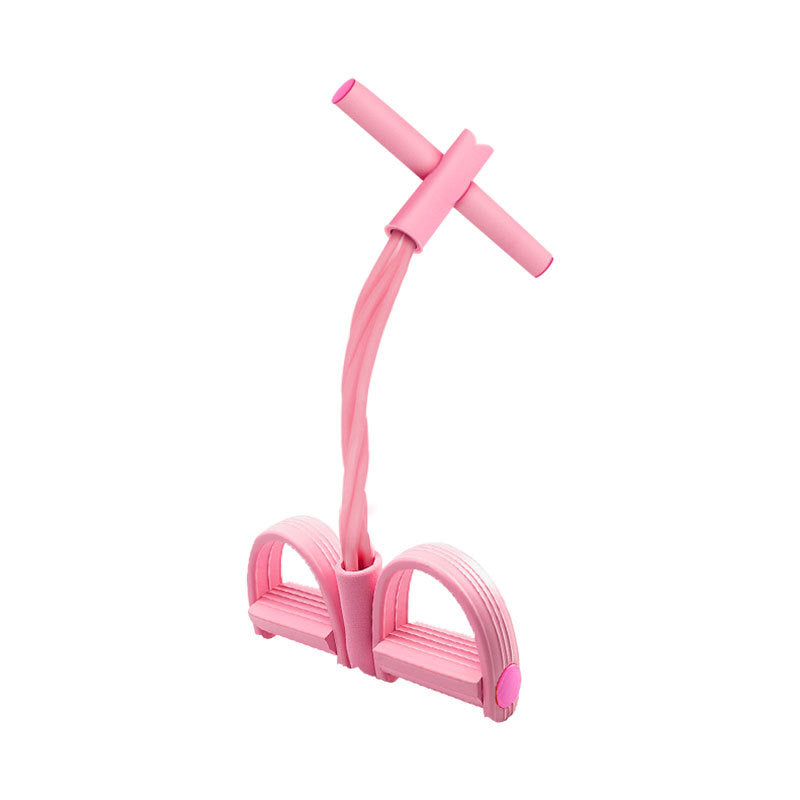 Ett pedalmotstandsbånd, mange muligheter: styrke, fleksibilitet, utholdenhet. Utmerket for trening.