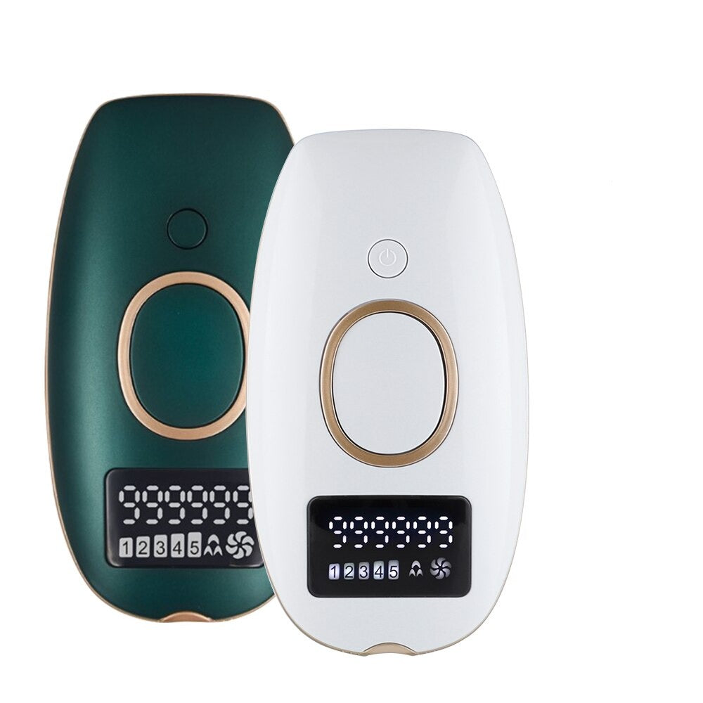 Unisex permanent IPL hårfjerner for glatt hud hjemme. Smertefri epilator for hele kroppen.