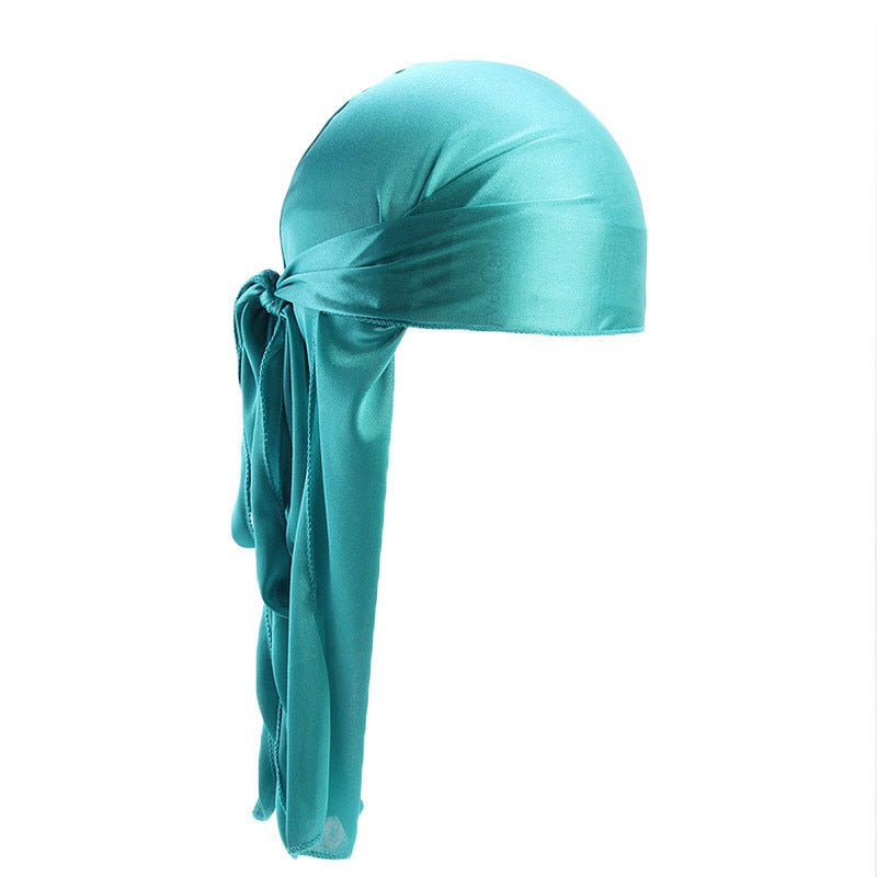 Komfortabel fløyel durag, lett å bruke, sikrer kompresjon og perfeksjonerer bølger.