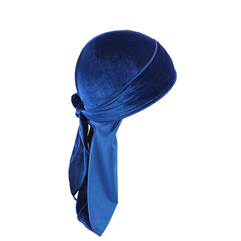 Pustende fløyel durag, perfekt for å opprettholde hårfrisyre og skape glatte bølger.