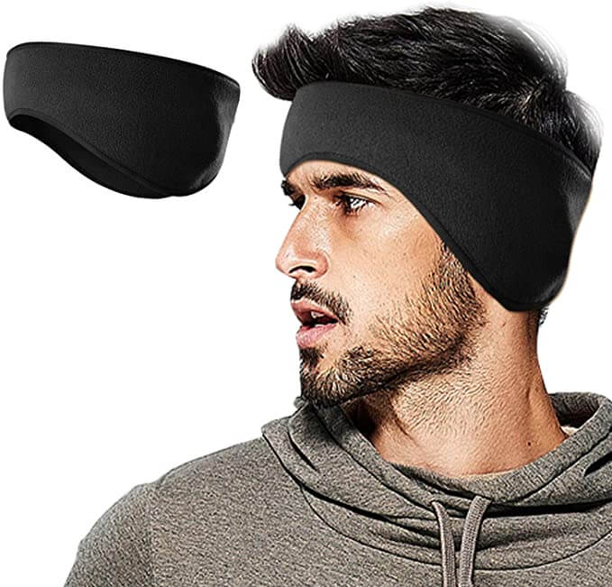 Varme øreklokker for sport, designet for komfortabel vintertrening utendørs.