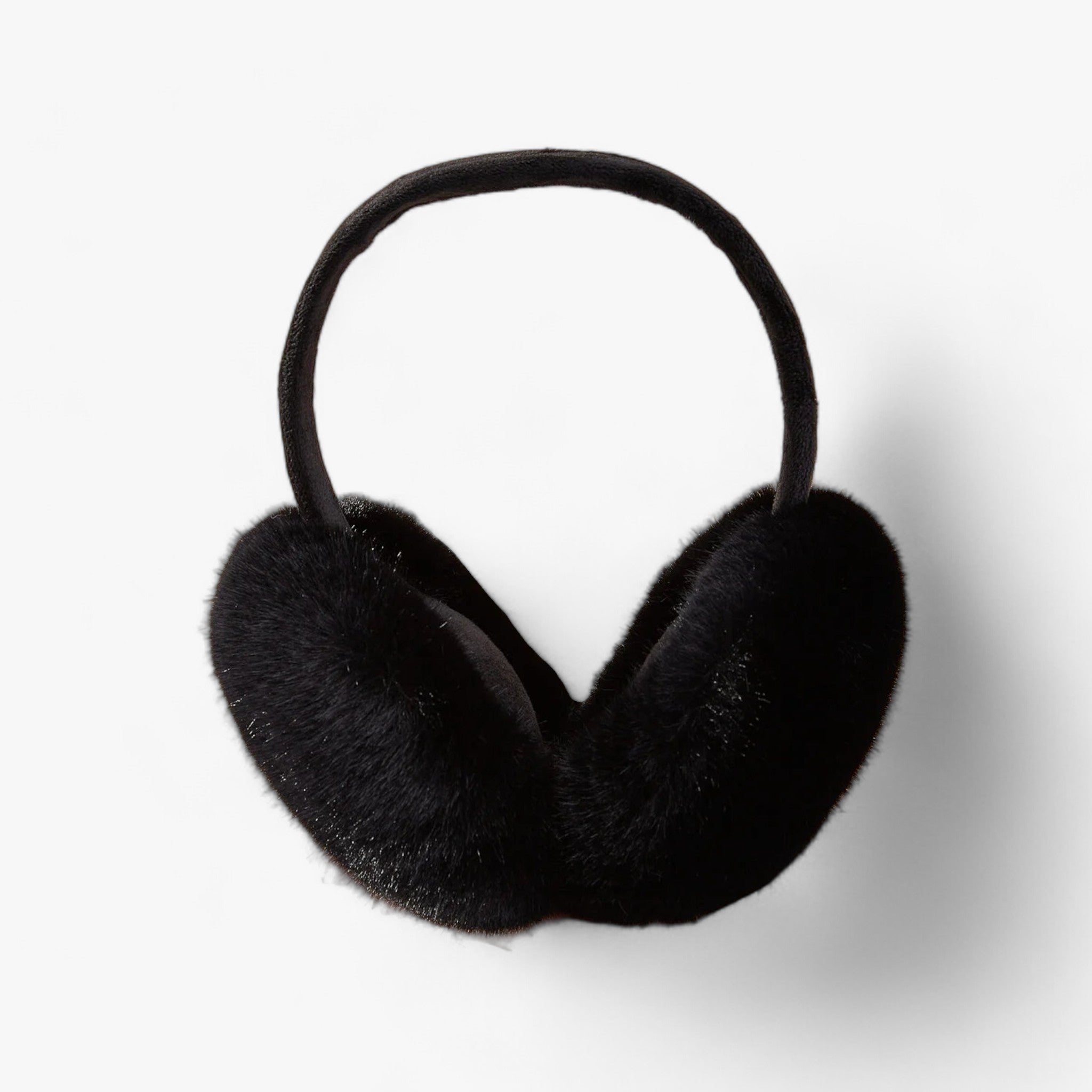 Vinterklare unisex ørevarmere i myk fuskepels, lett å pakke sammen og ta med.