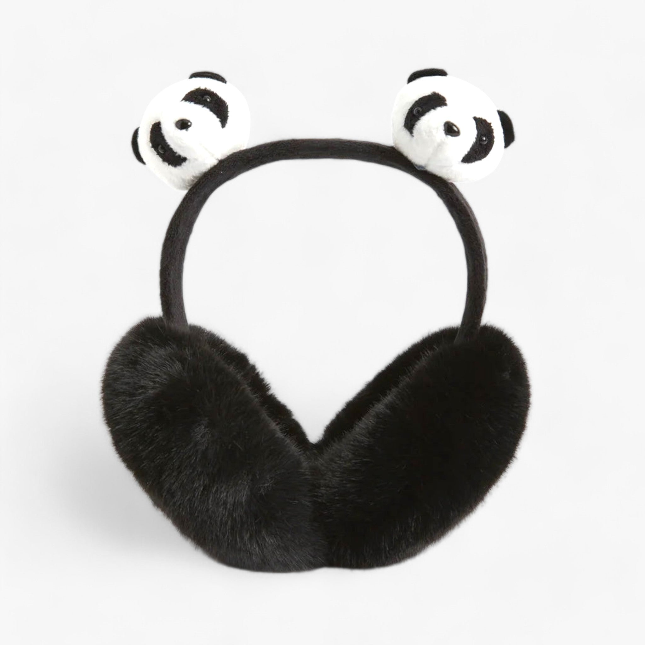 Trendy sammenleggbare ørevarmere i varm fuskepels, et must for vintermote.