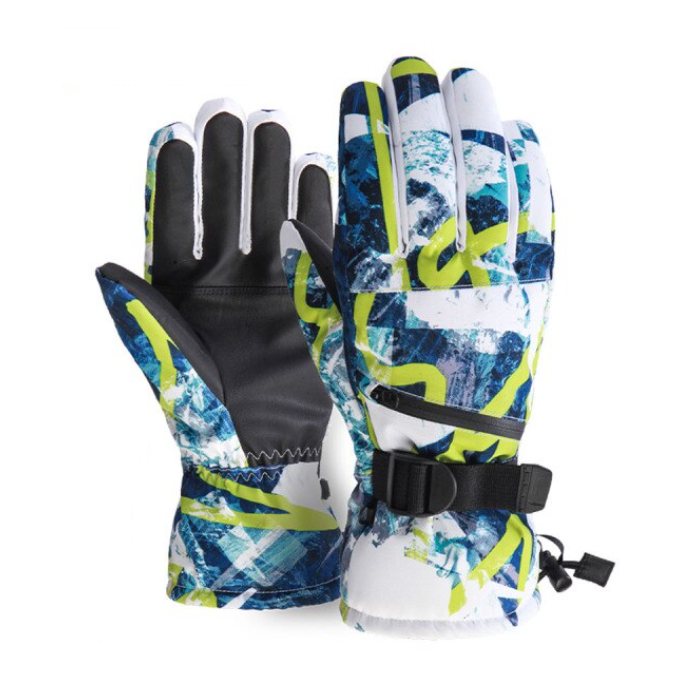 Svarte unisex skihansker med forbedret grep for staver og utstyr. Ideelle for all snøsport.