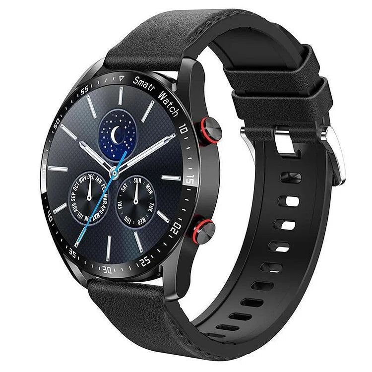 Avansert smartklokke: nøyaktig blodsukker- og pulsmåler. Unisex design, Bluetooth. Perfekt for helseovervåking.