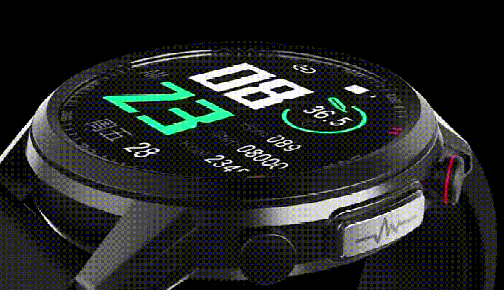 Moderne unisex smartklokke. Blodsukker- og pulssensorer. Vanntett design for aktivitetssporing og helseovervåking.
