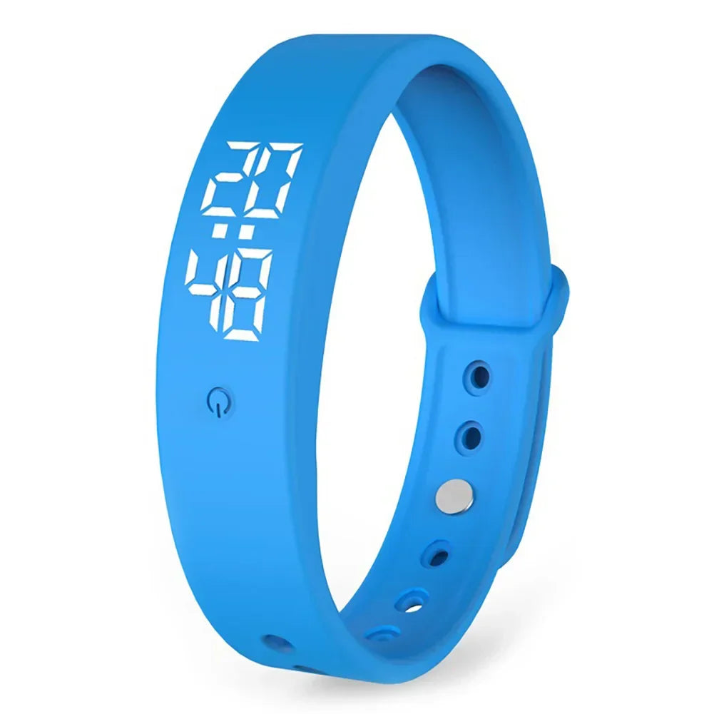 Elegant unisex smartklokke; vanntett pulsklokke med helseovervåking og treningsfunksjoner.