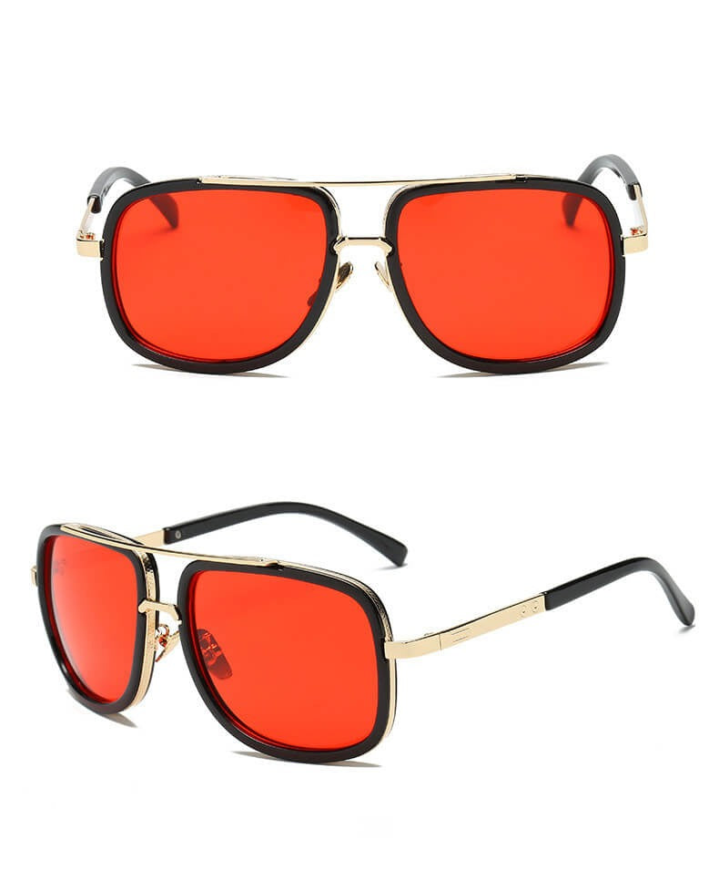 Mørke unisex solbriller som tilbehør. Polarisert UV400-beskyttelse, ideell for sommeraktiviteter.