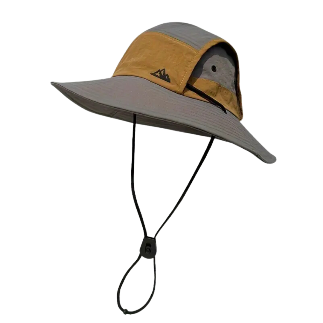 Komfortabel turbøttehatt i unisex-modell, pustende og justerbar for lange dager ute i solen.