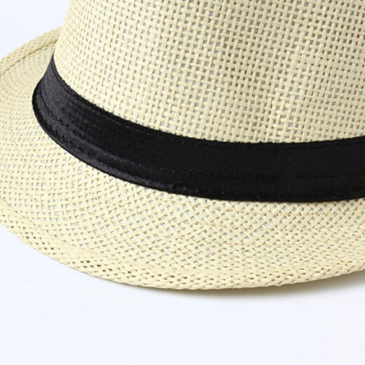 Elegant Trilby fritidshatt, unisex, håndlaget, et must for enhver sommerferie
