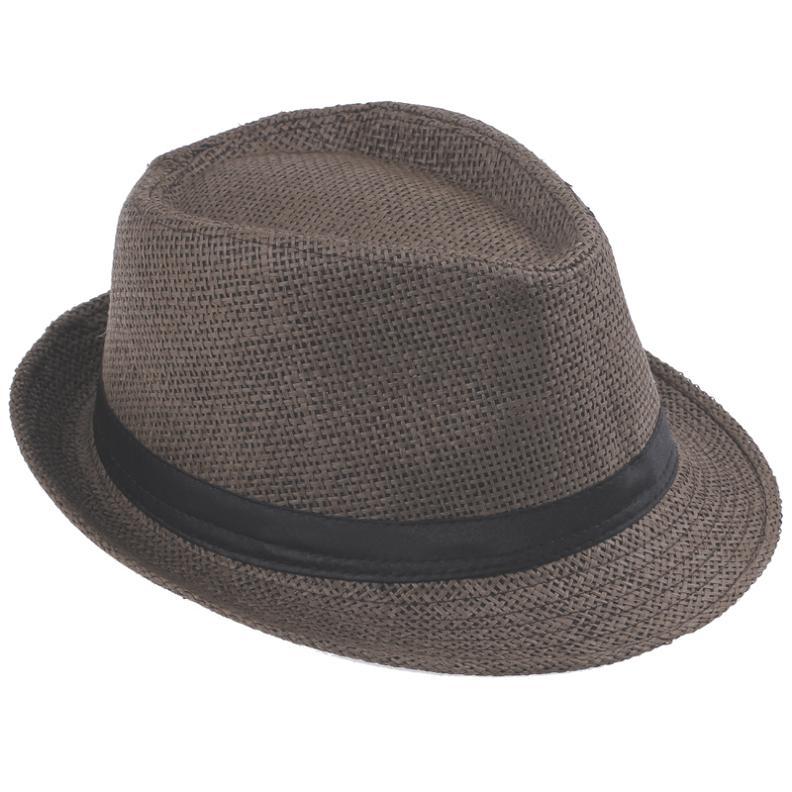 Klassisk Trilby solhatt, unisex, håndlaget, pustende fritidshatt for varme dager