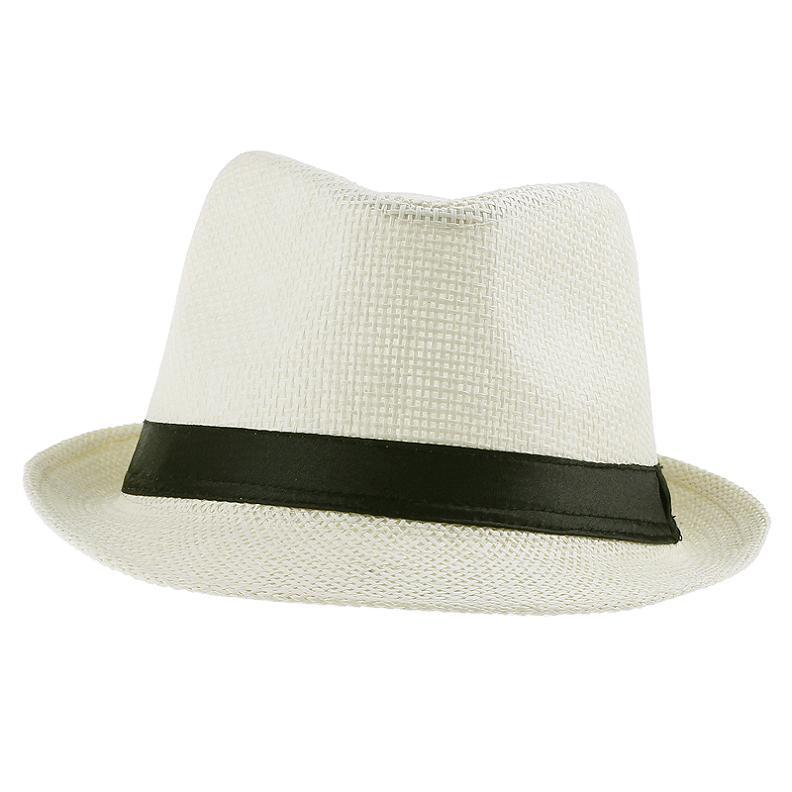 Håndlaget fritidshatt, unisex Trilby-stil, perfekt for sommer, strand og hage