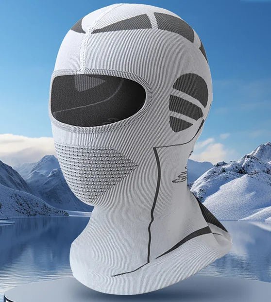 Vinterbalaklava, termisk og vindtett fleece. Beskyttelse mot elementene under utendørs sport og fottur.