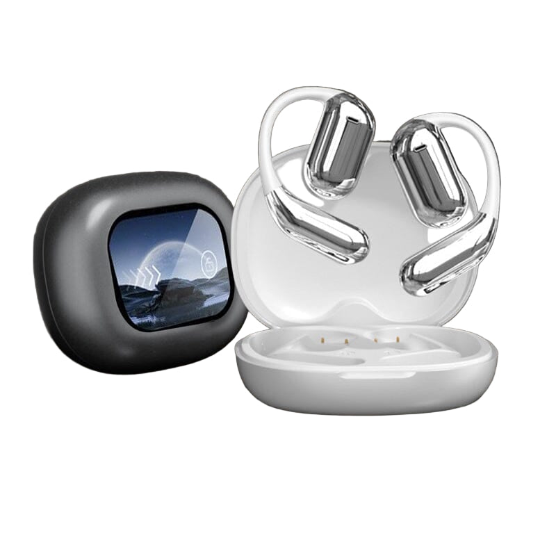 Unisex trådløse sport ørepropper med åpen design, perfekt for løping og trening. Bluetooth hodetelefoner.