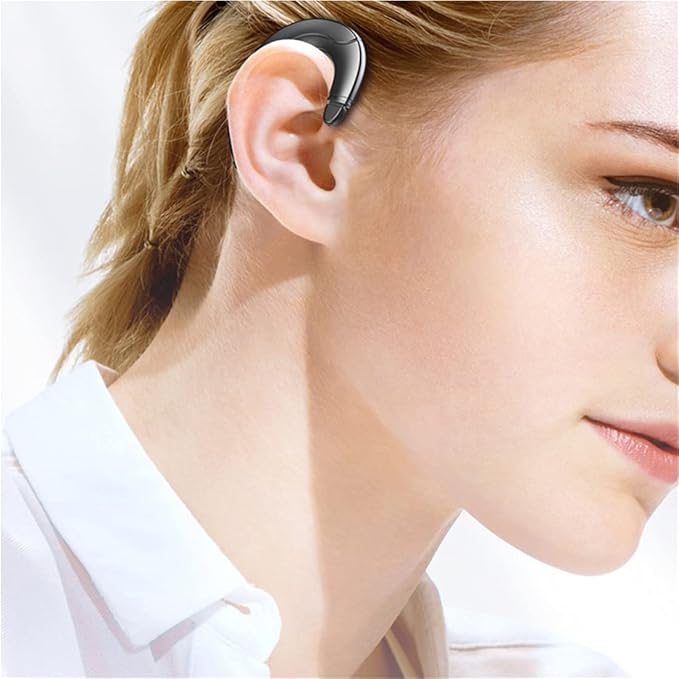 Komfortabelt sportshodesett med beinledning for trening. Trådløse Bluetooth hodetelefoner for aktiv livsstil.