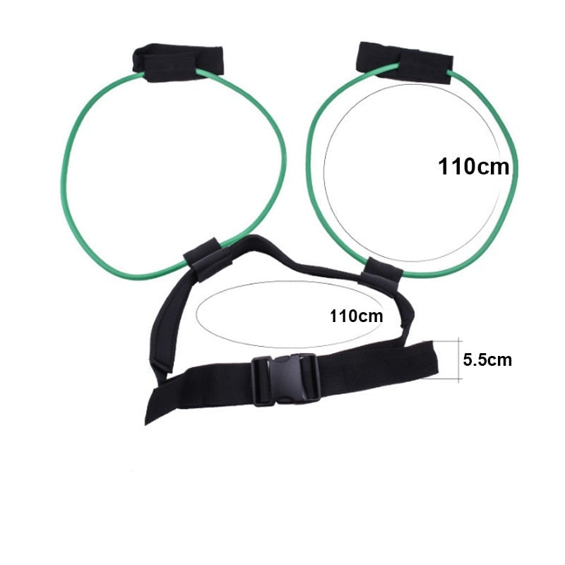 Få fastere rumpe og lår med dette unisex treningsbåndet. Perfekt for din fitnessrutine.