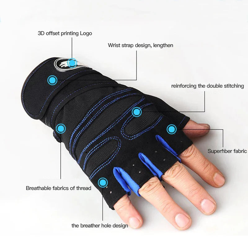 Unisex treningshansker med god håndleddsstøtte, perfekt for intensiv styrketrening.
