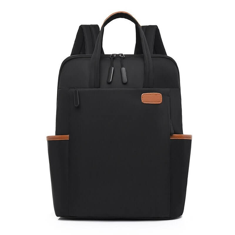 Elegant unisex ryggsekk, ideell som håndbagasje, med organiserte rom for enkel tilgang på farten.