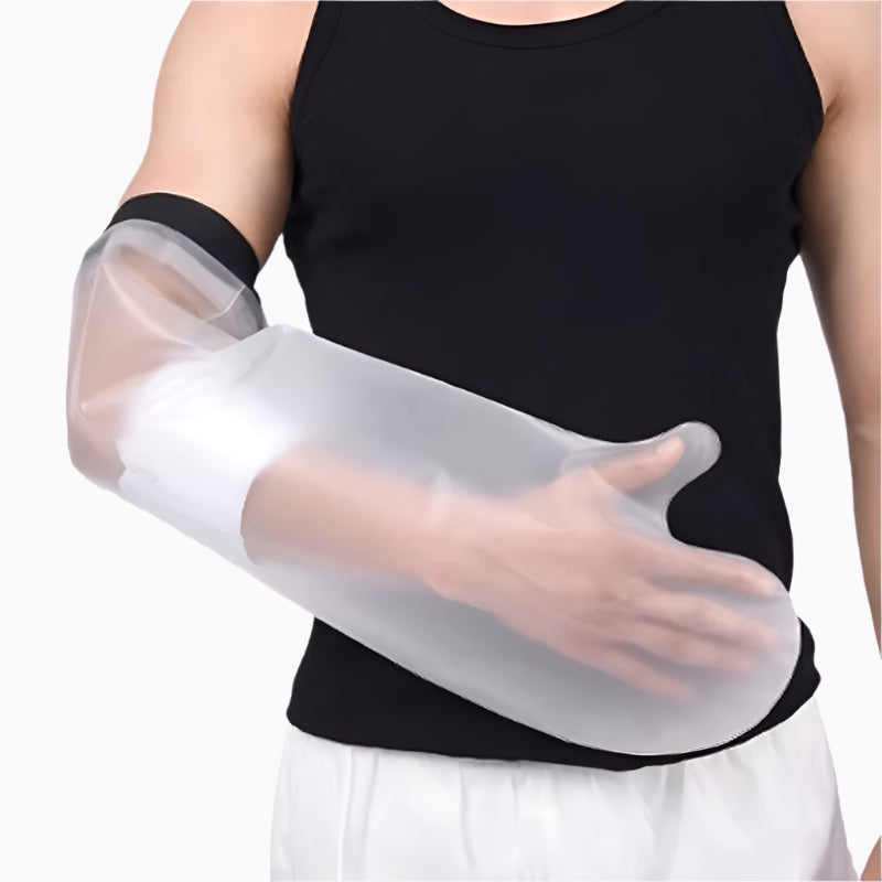 Unisex vanntett gipsbeskyttelse for underarm og hånd. Lateksfri for sensitiv hud.