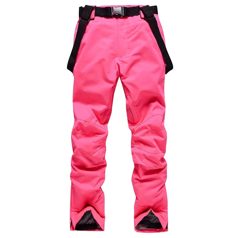 Pustende vanntette skibukser for optimal komfort. Unisex snowboardbukser for frikjøring.