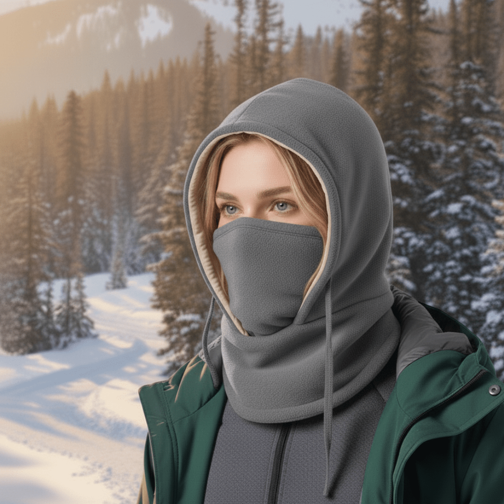 Varm unisex vinterlue med vindtett funksjon. Ideell for utendørsaktiviteter som ski og turgåing.