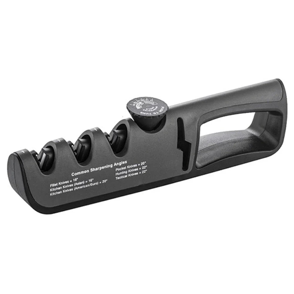Si farvel til sløve kniver! Få super skarpe kjøkkenkniver med denne effektive 4-i-1 knivsliperen.