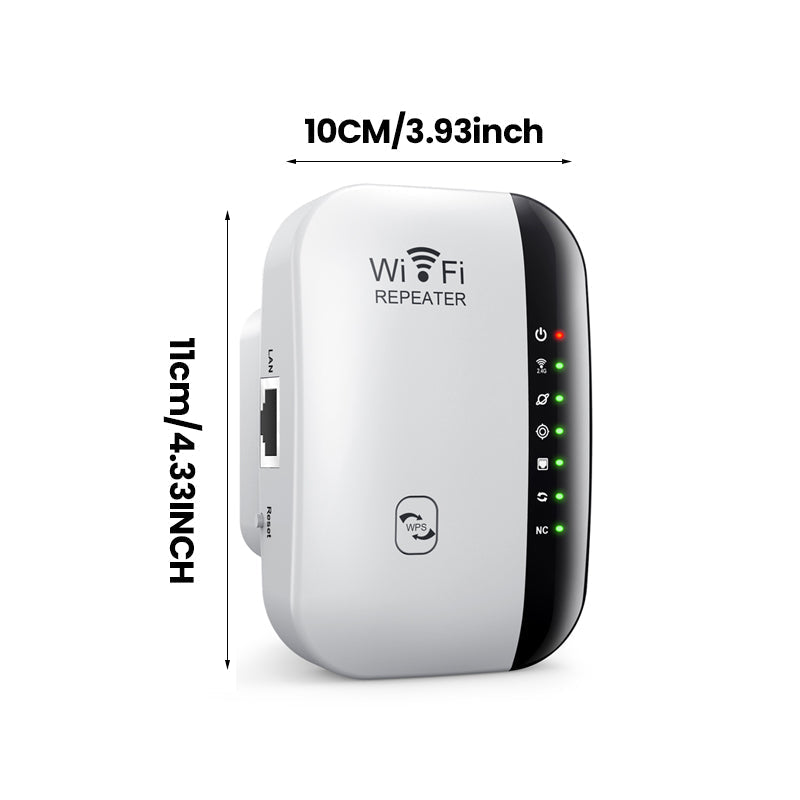 Få raskere WiFi for spill og strømming med denne universelle nettverksforlengeren. Forbedrer rekkevidde.