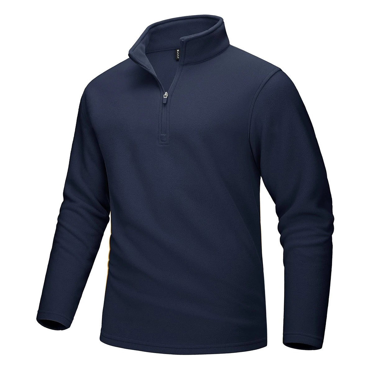 Høstgenser for menn med halv glidelås. Moderne og varmt plagg, egnet for fritid og casual stil.