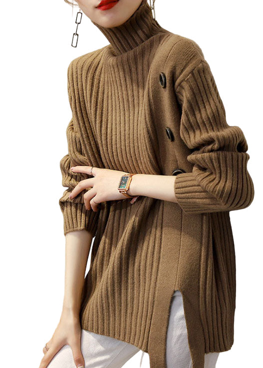 Varm og stilfull dame turtleneck genser i mykt stoff, perfekt for høst og vinter.