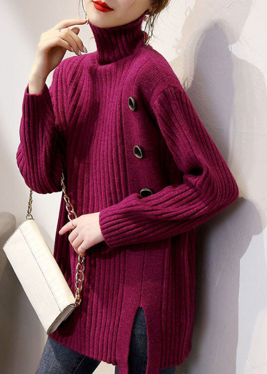 Kvinnegenser: Varm turtleneck for vinterklær og høstmote. En allsidig genser for kalde dager.