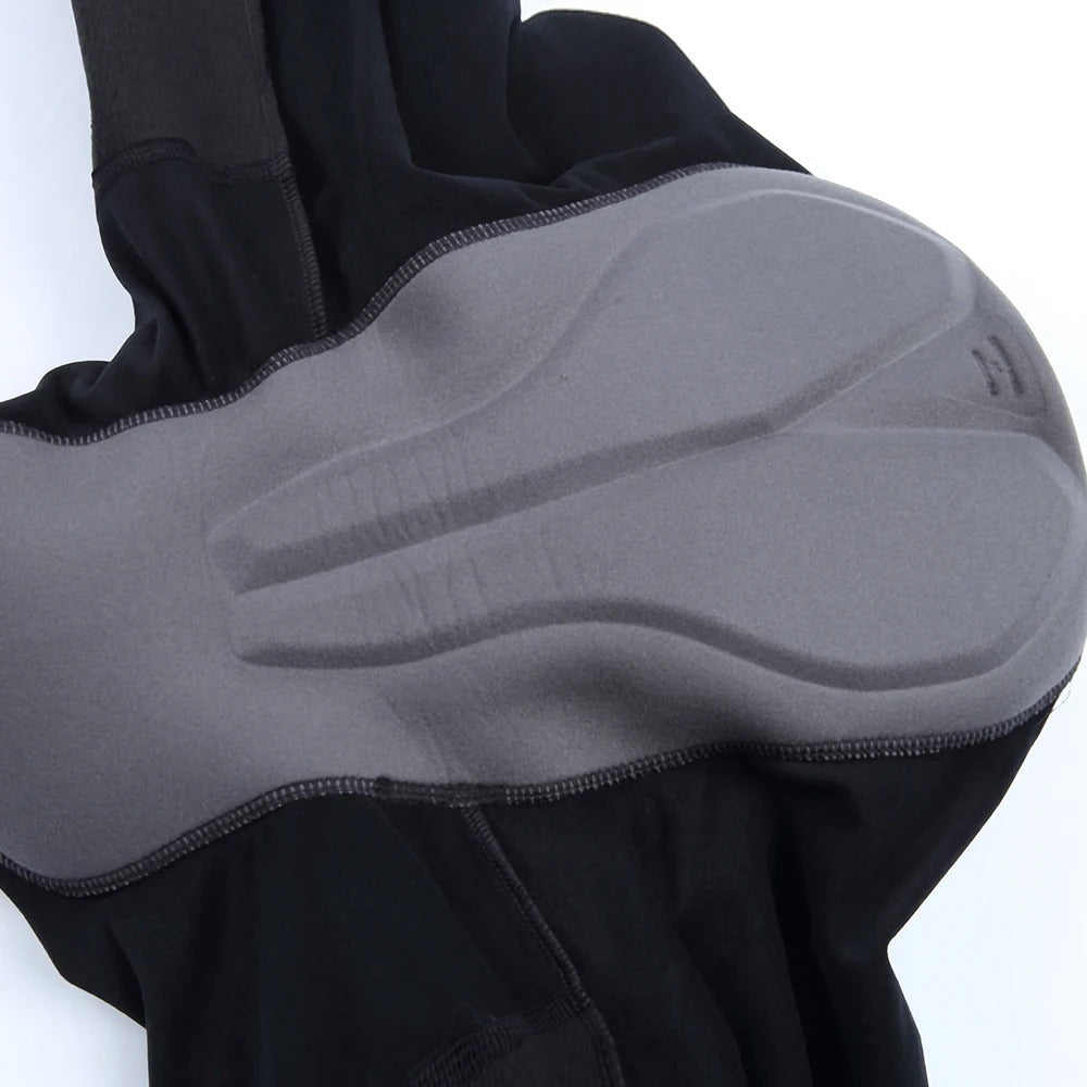 Komfortabel termosykkeltights til menn. Gelpute og fleece holder deg varm på vintersykkel.